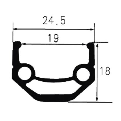 Roata Fata 26-36H SXT Aluminiu Dubla