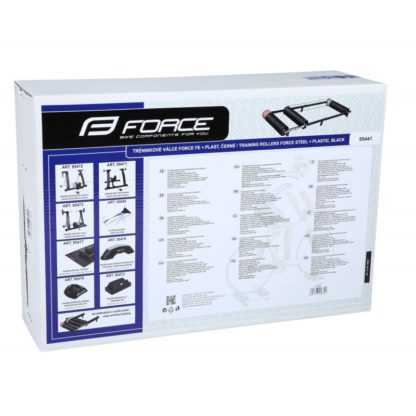 Trainer rulou antrenament Force Otel/Plastic Negru