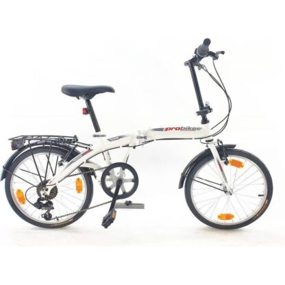 Bicicleta pliabila Sprint Probike Folding 20 6SP alb